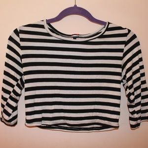 Stripped Crop Top